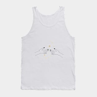 Scorpio zodiac sign. Minimal zodiac constellation composition. Tank Top